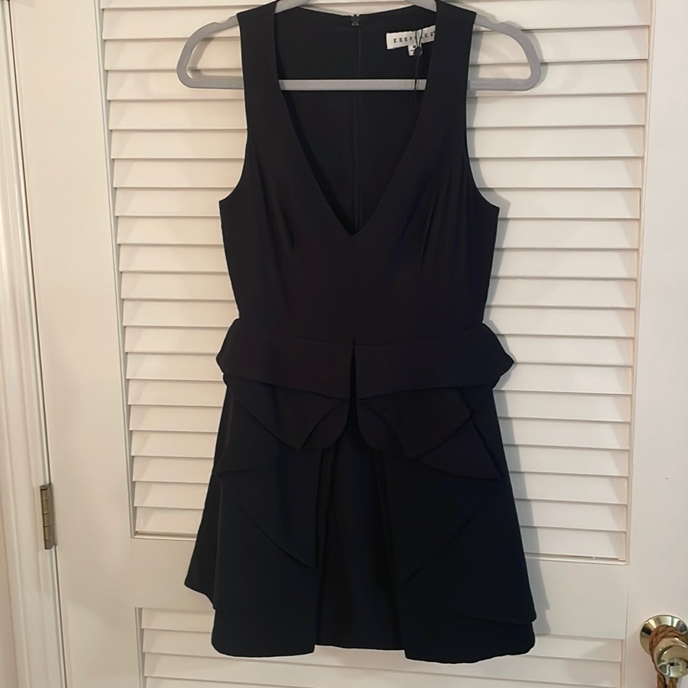 KEEPSAKE THE LABEL Layered Detailing V Neck Sleeveless DRESS